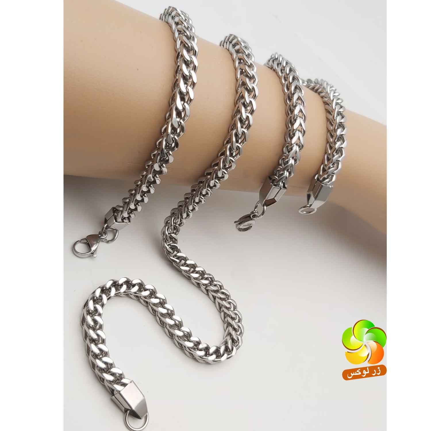 دستبند و گردنبند استیل