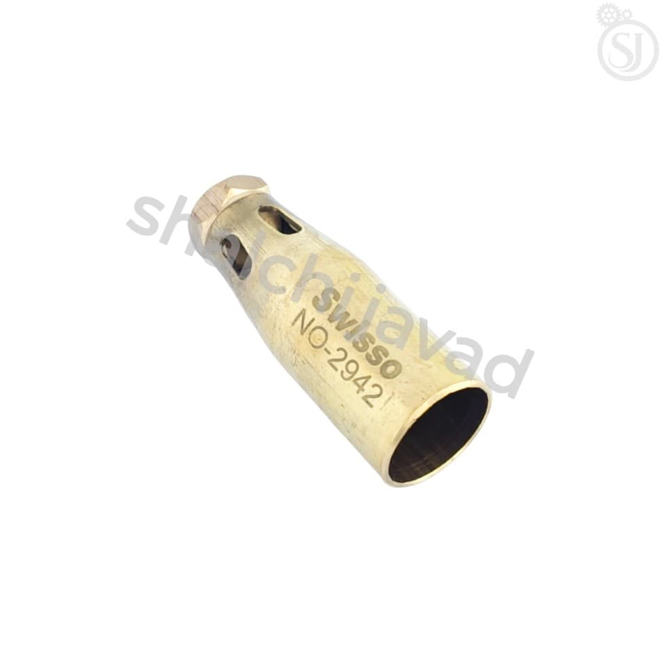 سری گاز سوئیسو SWISSO مدل 2942 – نازل برنجی مشعل هواگاز طلاسازی — تصویر ۵