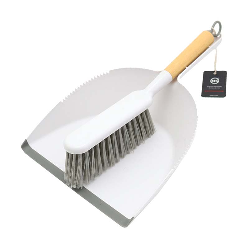 فرچه جارو خاک انداز مدل پهن دسته چوبی WS-3080