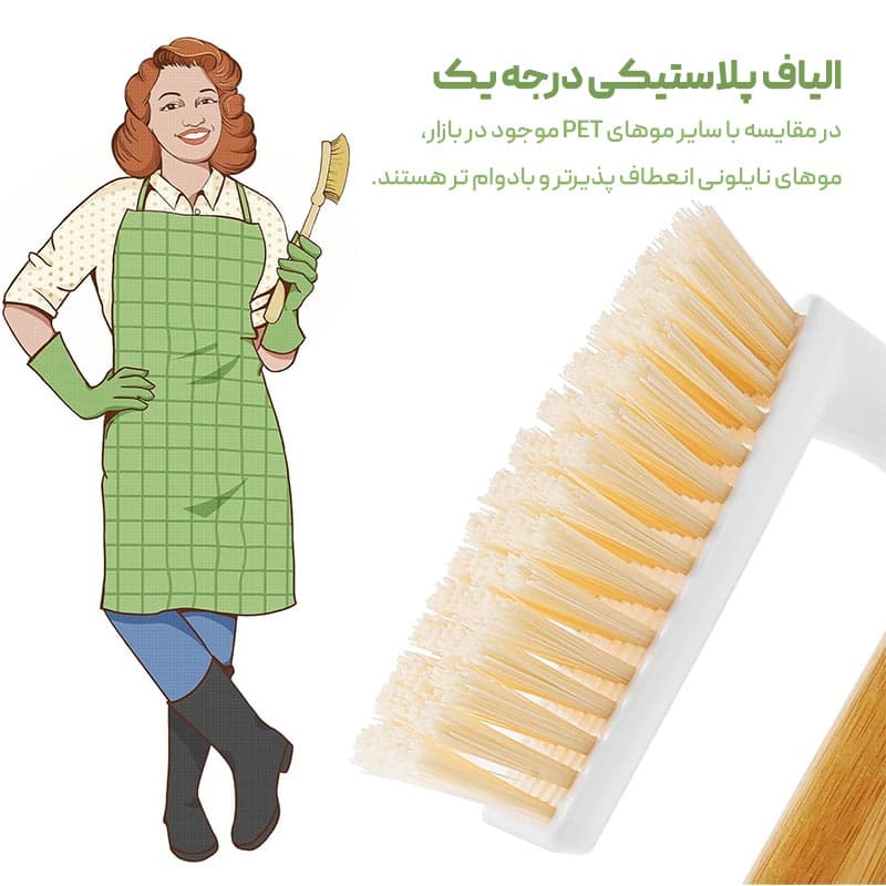 فرچه برس دسته بامبو کد WS-Z003 — تصویر ۷