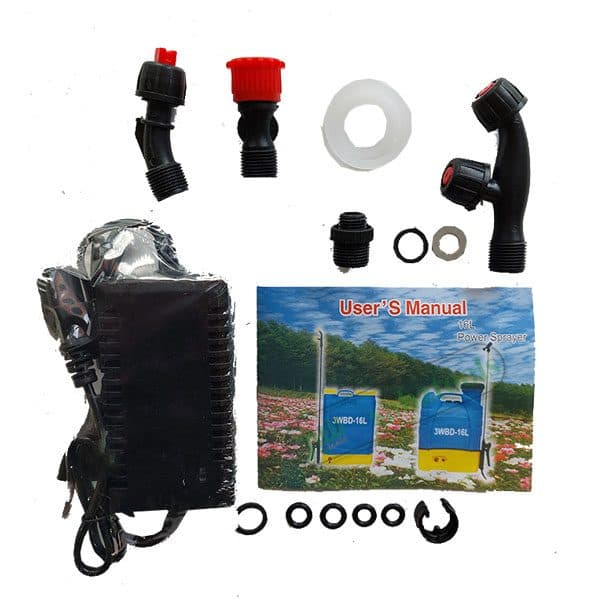سمپاش دوکاره دستی و شارژی جک وان مدل 20L0040401900404019 — تصویر ۱۲