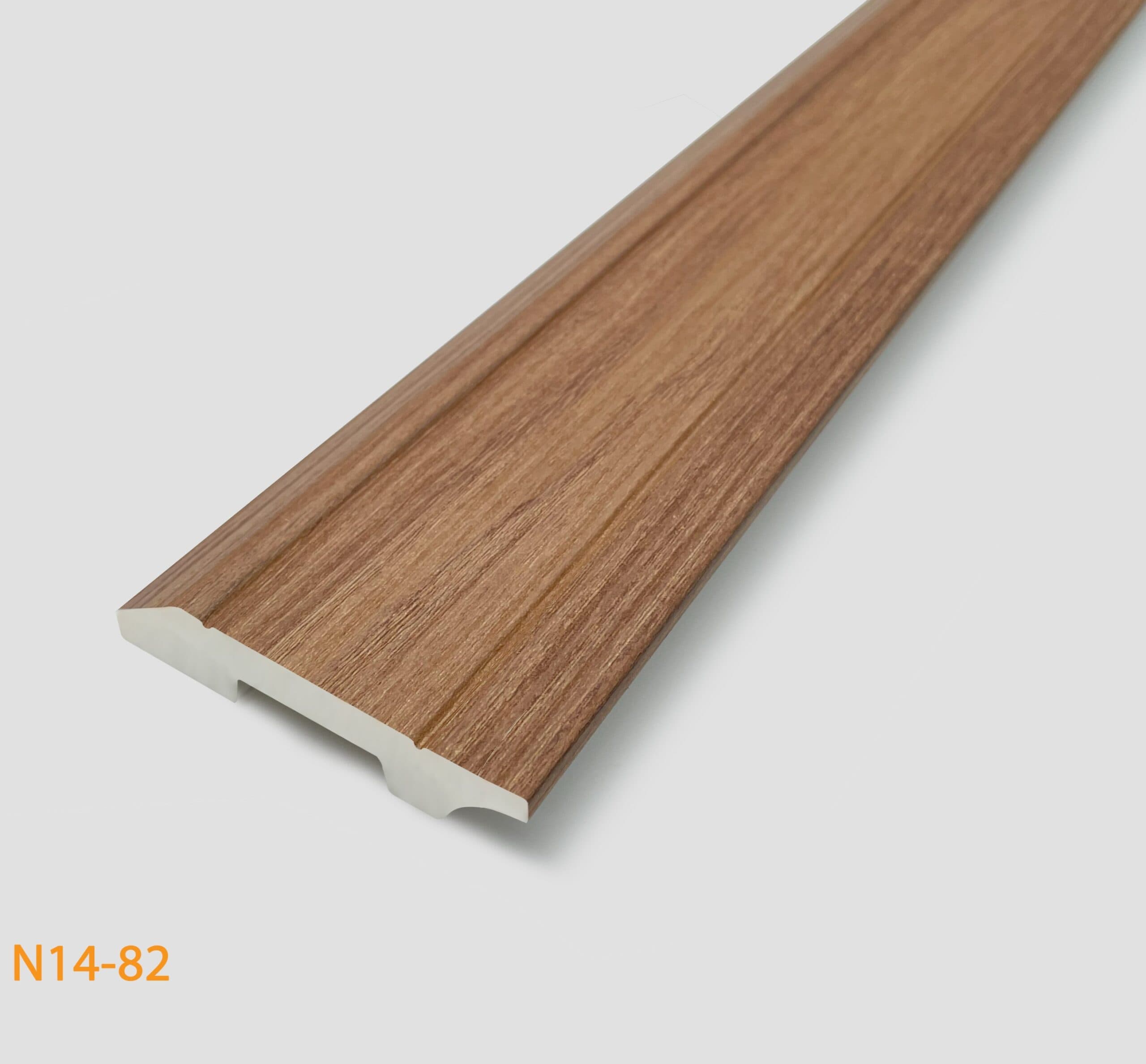 قرنیز مدرن بهینا قهوه ای طرح چوب کد N14-82 — تصویر ۴