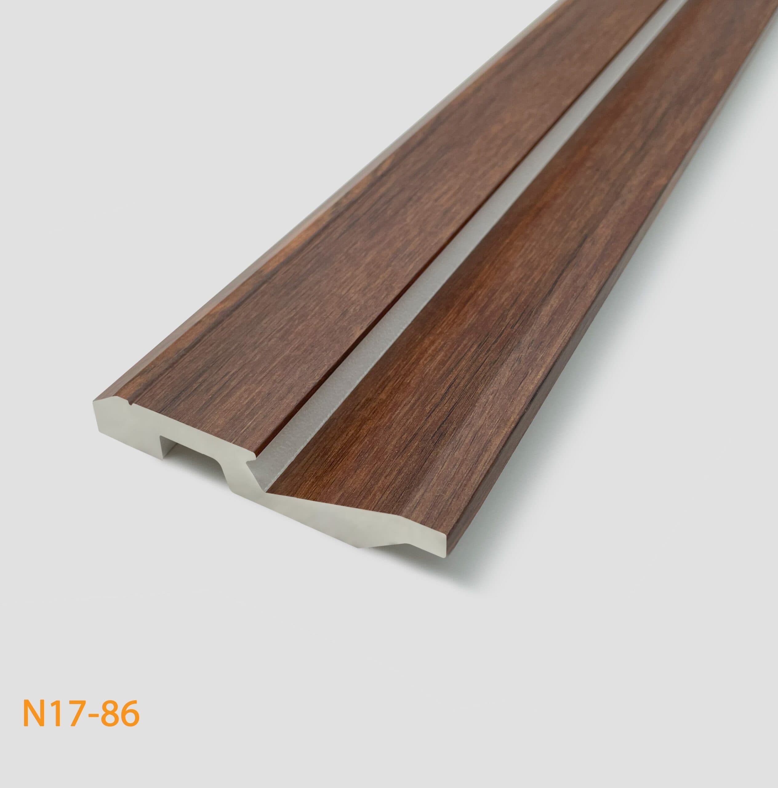 قرنیز نور مخفی بهینا قهوه ای طرح چوب کد N17-86 — تصویر ۳