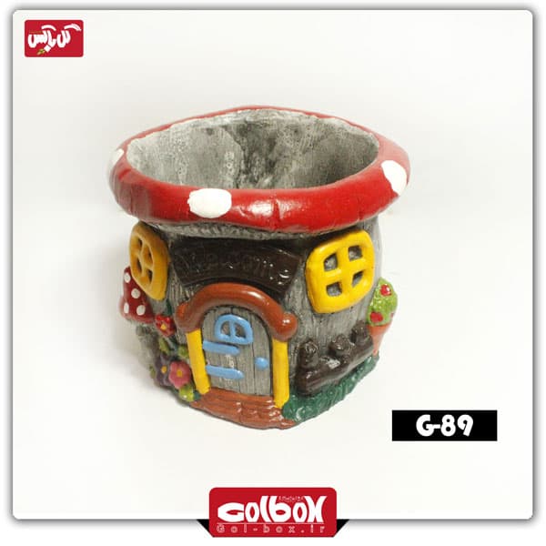 گلدان فانتزی دکوراتیو طرح قارچ کد G-89