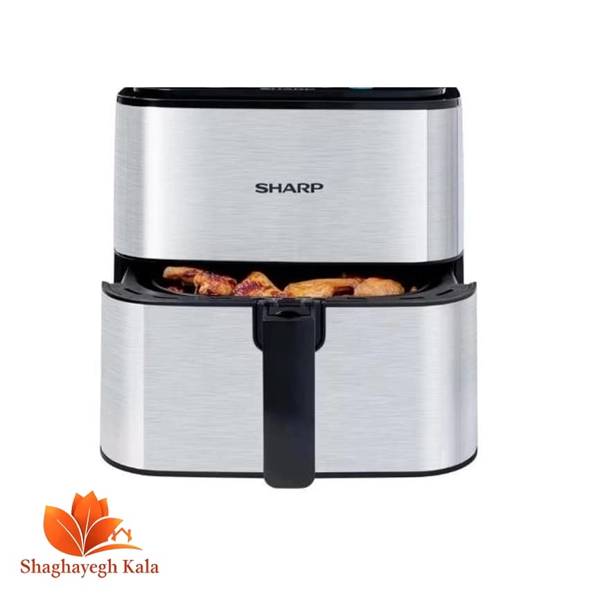 سرخ کن بدون روغن شارپ مدل KF-AF70RT – 7 لیتر، توان 1600 وات، 8 برنامه پخت با سیستم گردش هوای داغ — تصویر ۲