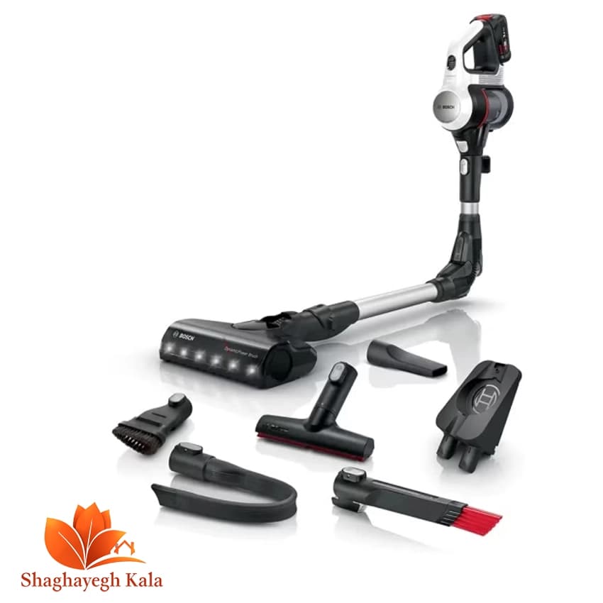 جارو شارژی بوش مدل BCS711PET – جارو شارژی ایستاده و دستی با لوازم جانبی کامل و موتور DigitalSpin