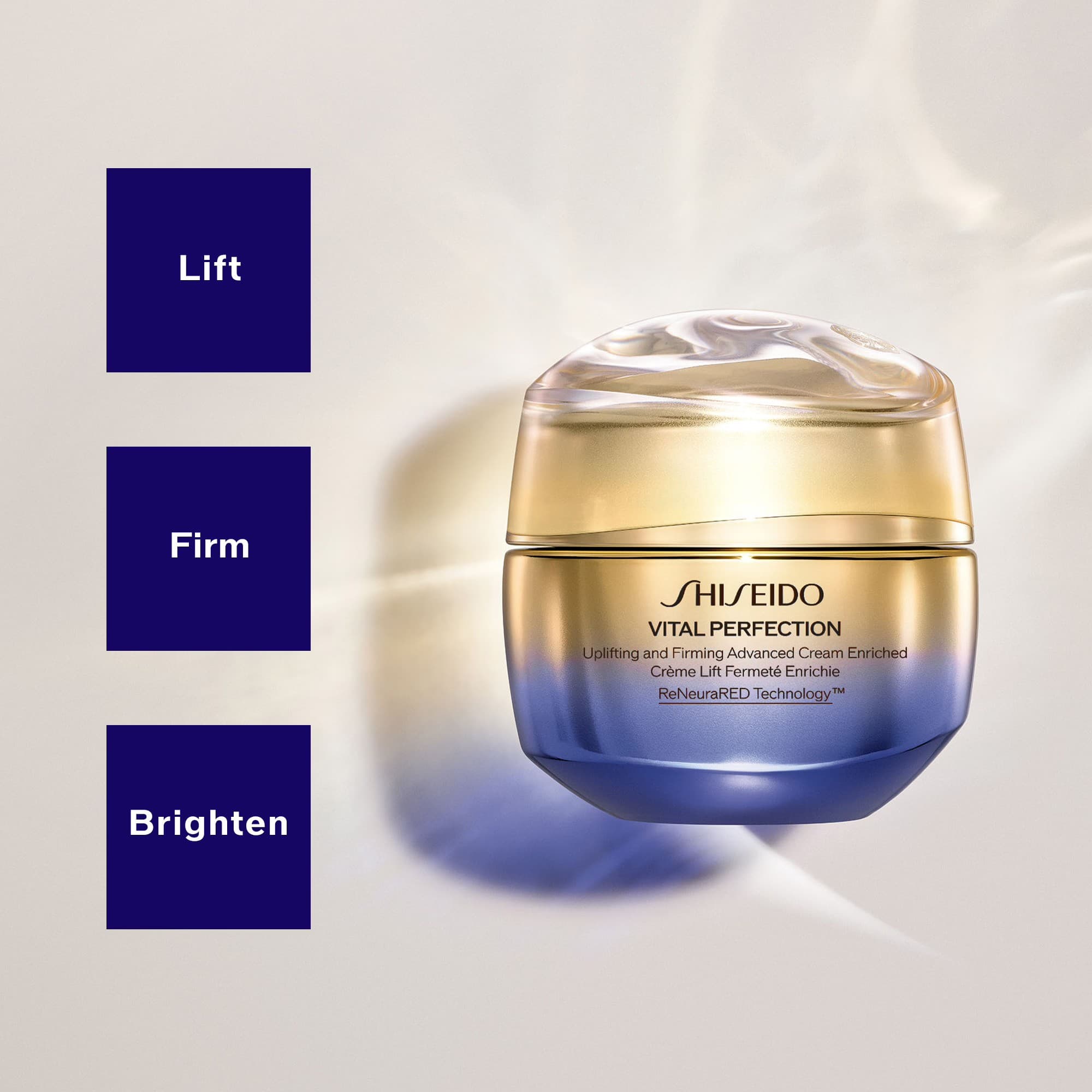 کرم ضدچروک و لیفتینگ شیسیدو مدل Vital Perfection Uplifting and Firming Cream Soft حجم 50 میلی لیتر — تصویر ۱۱