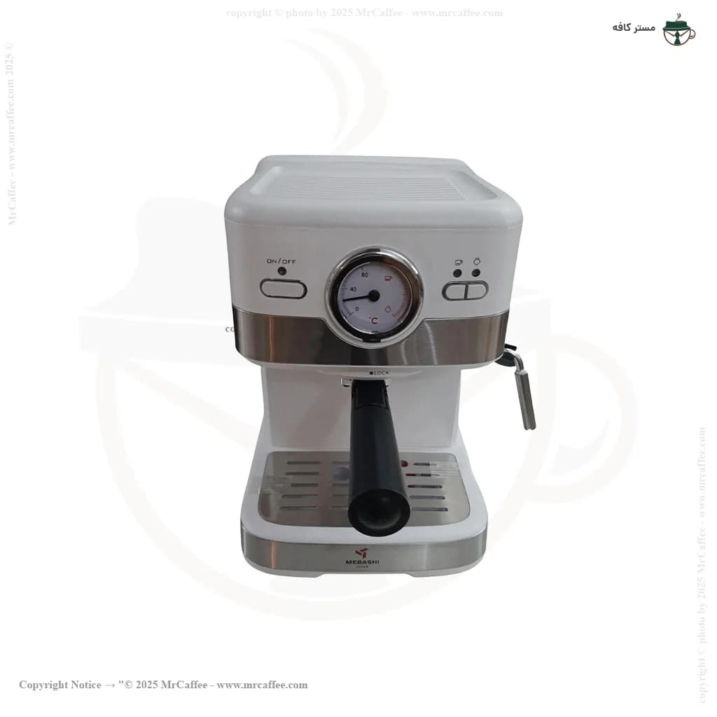 اسپرسوساز مباشی مدل ME-ECM2031 | فشار بخار 20 بار و توان 1100 وات برای قهوه‌ای با طعم عالی — تصویر ۹
