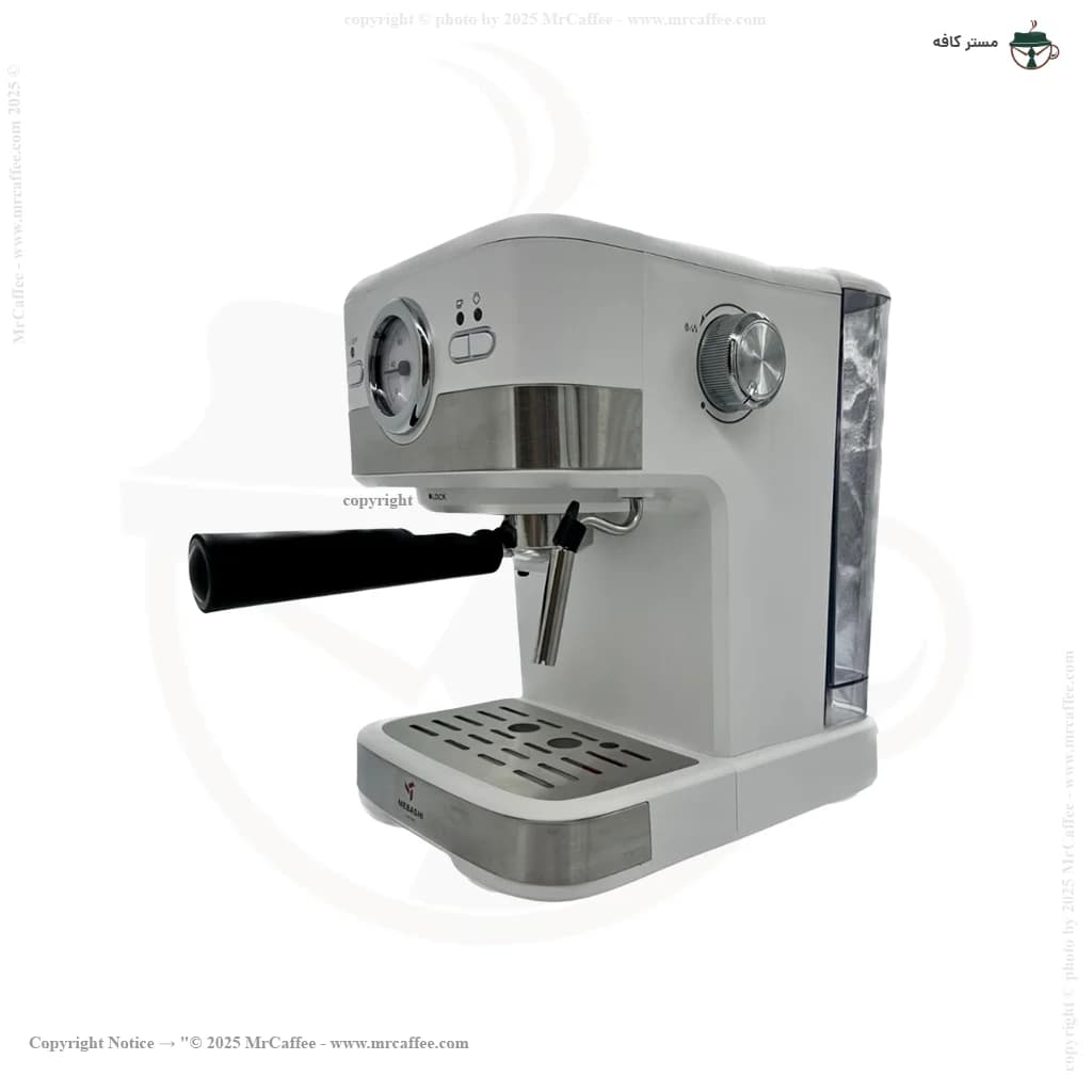 اسپرسوساز مباشی مدل ME-ECM2031 | فشار بخار 20 بار و توان 1100 وات برای قهوه‌ای با طعم عالی — تصویر ۷