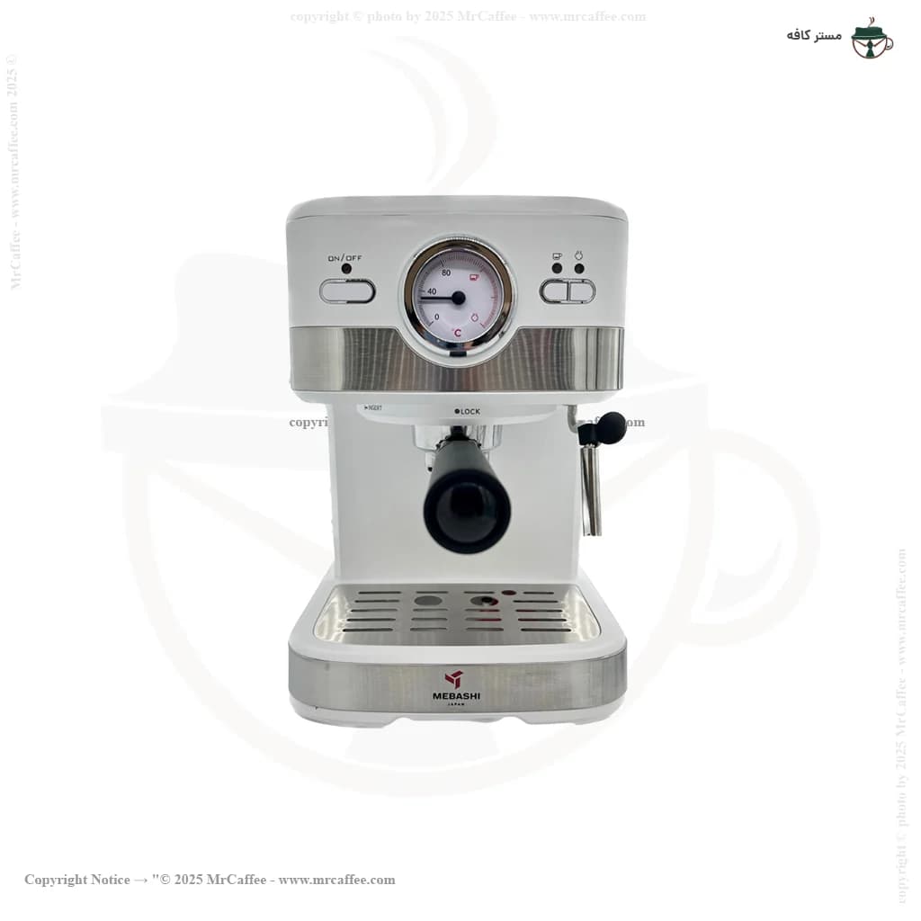 اسپرسوساز مباشی مدل ME-ECM2031 | فشار بخار 20 بار و توان 1100 وات برای قهوه‌ای با طعم عالی — تصویر ۵