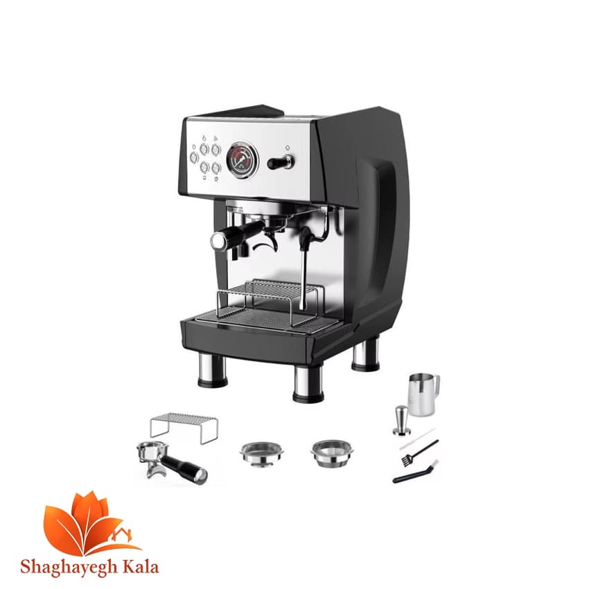 اسپرسوساز مباشی مدل ME-ECM2065 | توان 3550 وات و فشار بخار 20 بار برای قهوه‌ای حرفه‌ای و با کیفیت — تصویر ۴