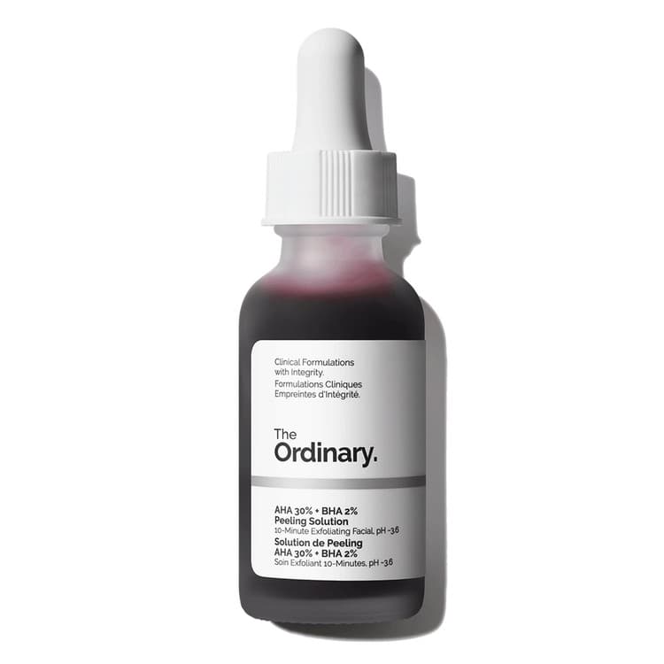 سرم پیلینگ اوردینری لایه بردار قوی The Ordinary AHA 30% + BHA 2% Peeling Solution حجم ۳۰میل