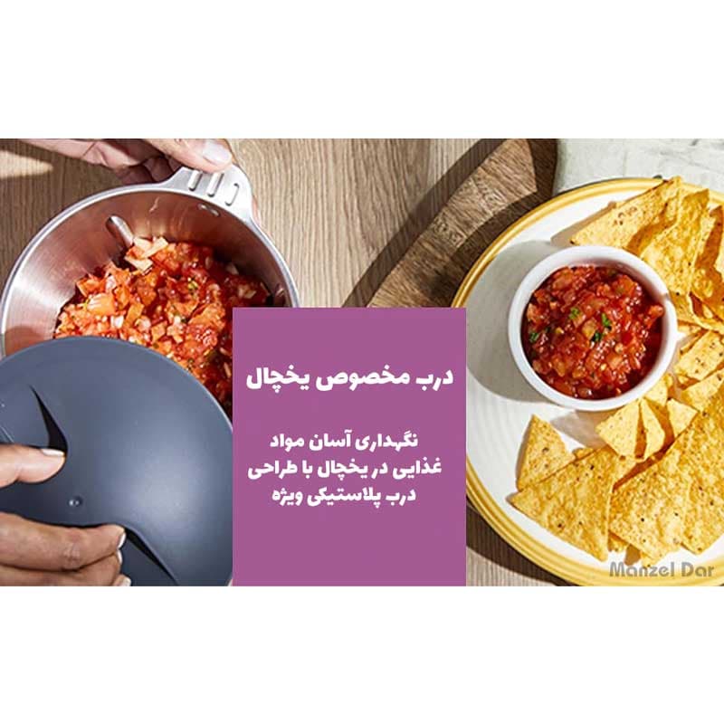 خردکن کنوود مدل CHP62.700SI | موتور 500 وات، چهار تیغه استیل ضد زنگ و قابلیت خرد کردن یخ — تصویر ۱۰