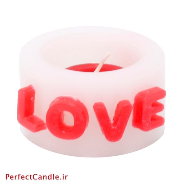 شمع فانوسی طرح Love — تصویر ۳