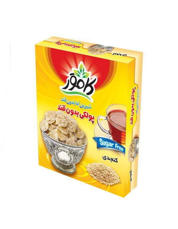پولکی بدون قند کامور ـ کنجدی