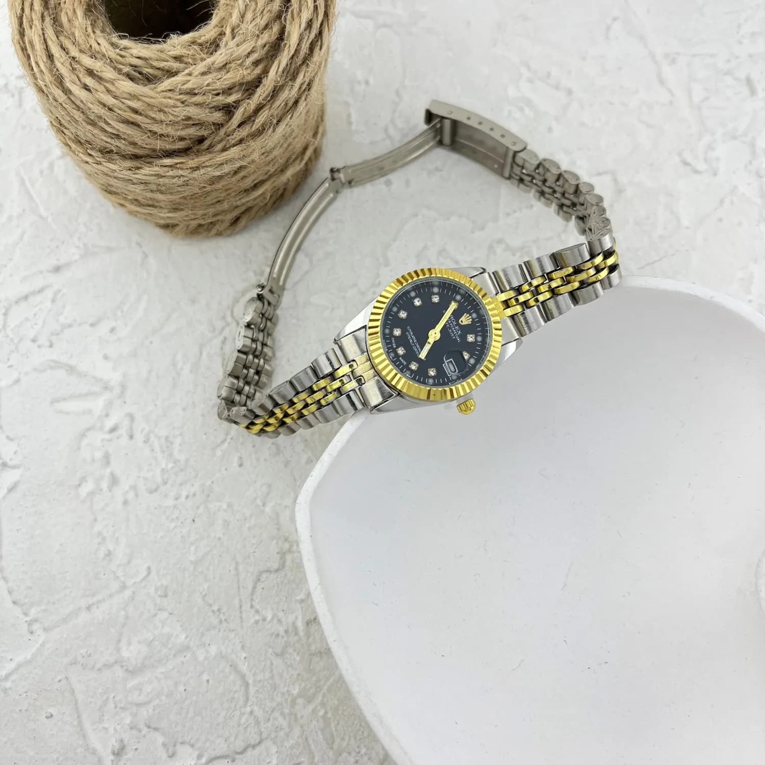 ساعت زنانه طرح رولکس کد W4116 — تصویر ۱۲
