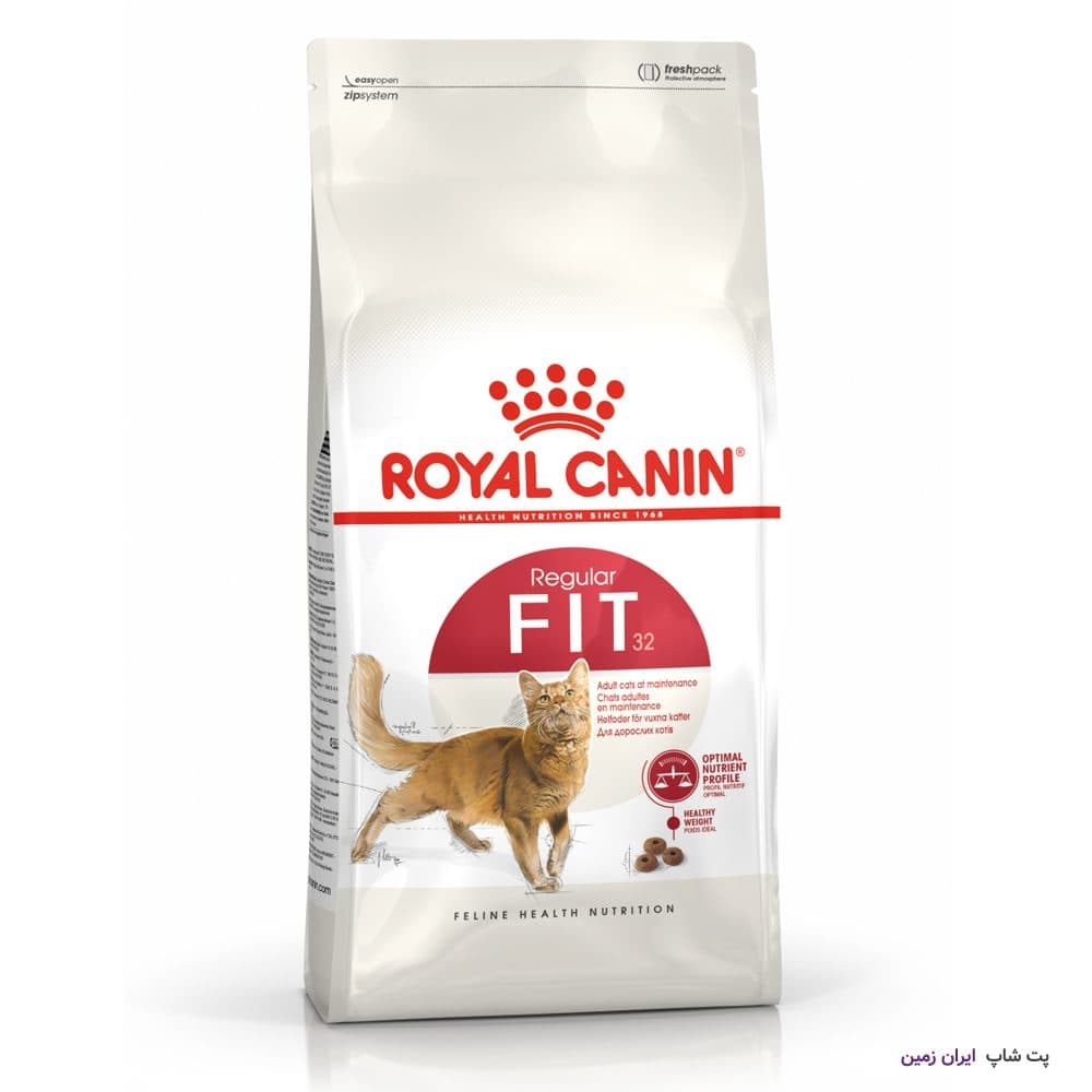غذای خشک گربه رویال کنین فیت Royal Canin Regular Fit وزن 2 کیلوگرم