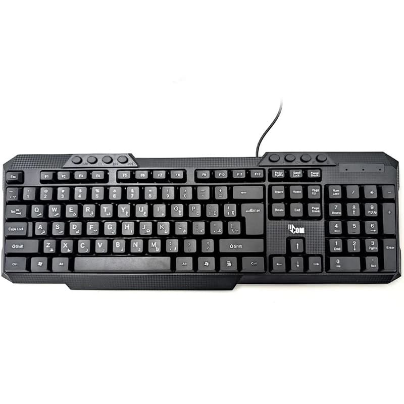 کیبورد سیم دار UCOM یوکام مدل K5809 — تصویر ۱۰