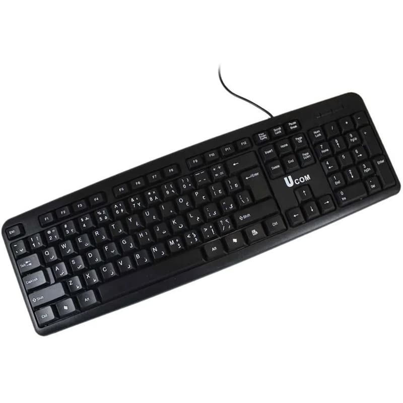 کیبورد یوکام مدل KB2807 با سیم — تصویر ۱۱