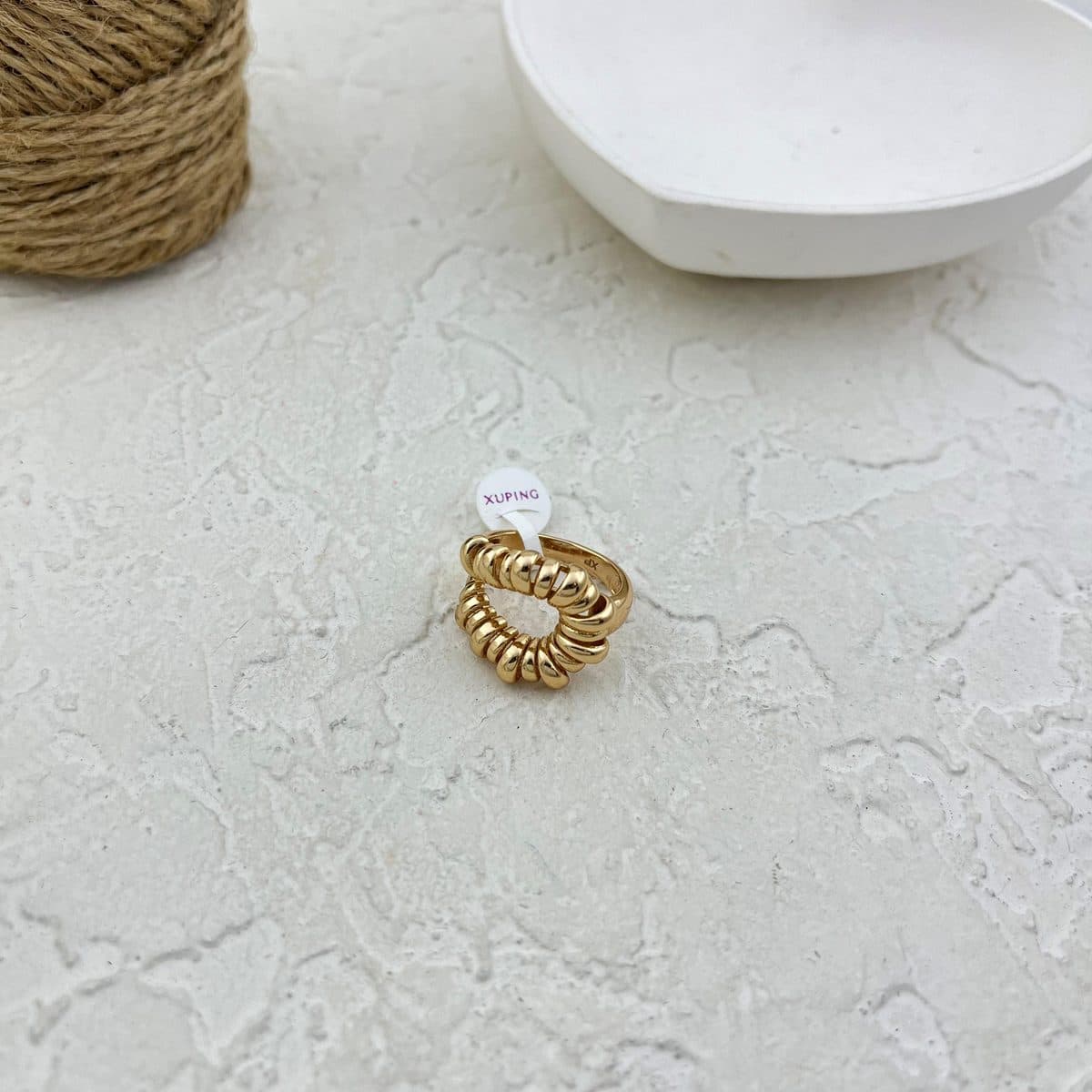 انگشتر زنانه ژوپینگ مدل فرد کد R51714 — تصویر ۵