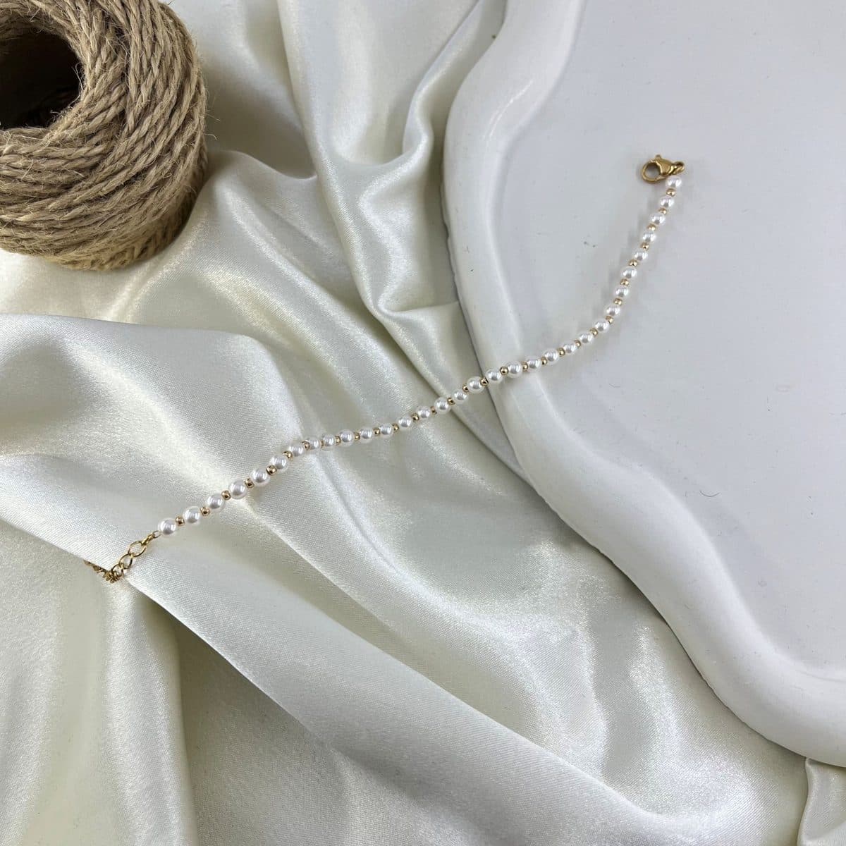 دستبند زنانه ژوپینگ مدل مروارید کد B5479 — تصویر ۶