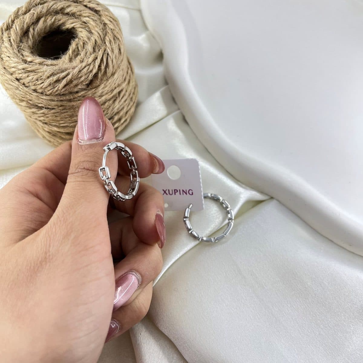 گوشواره زنانه ژوپینگ مدل تیفانی کد E6335 — تصویر ۳