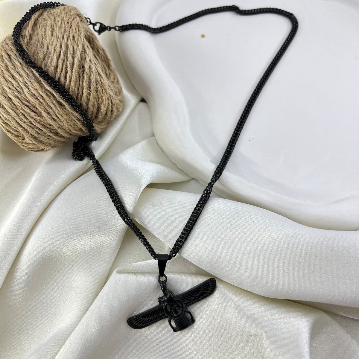 گردنبند مدل فروهر کد N5218 — تصویر ۳