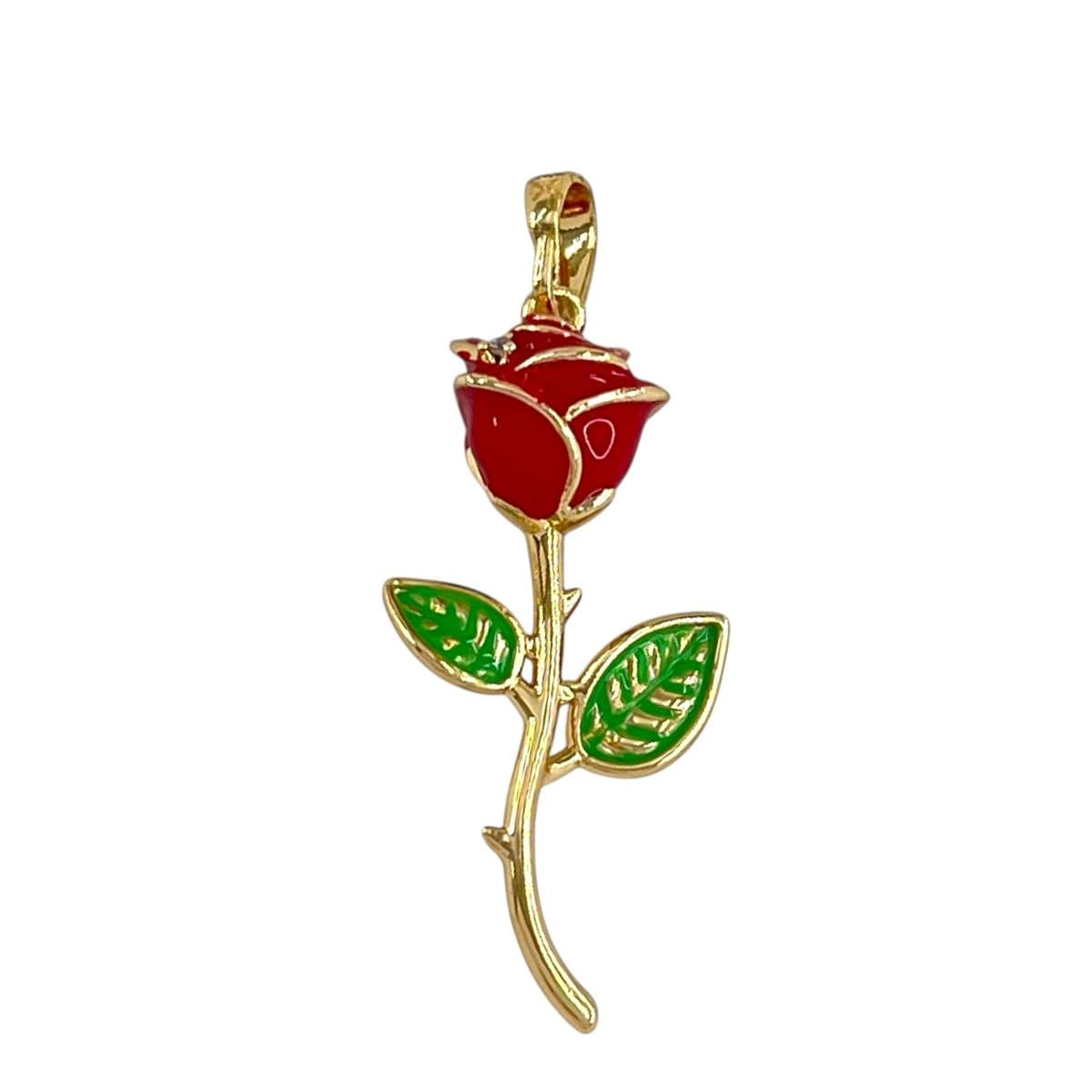 گردنبند زنانه ژوپینگ پلاک مدل گل کد N5209 — تصویر ۲