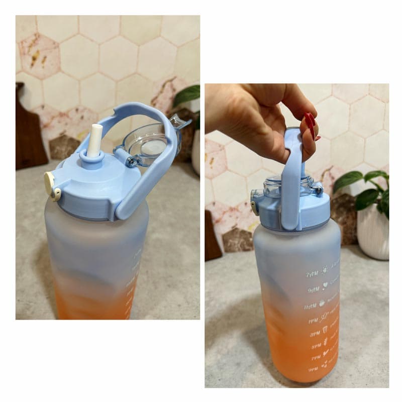 قمقمه 3قلو ضامندار 2لیتر تک رنگ — تصویر ۳