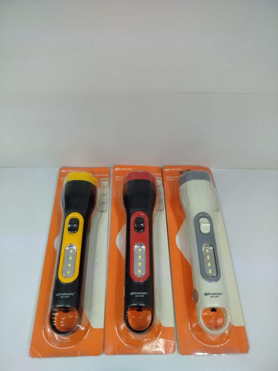 چراغ‌قوه شارژی Kamisafe مدل KM-8908