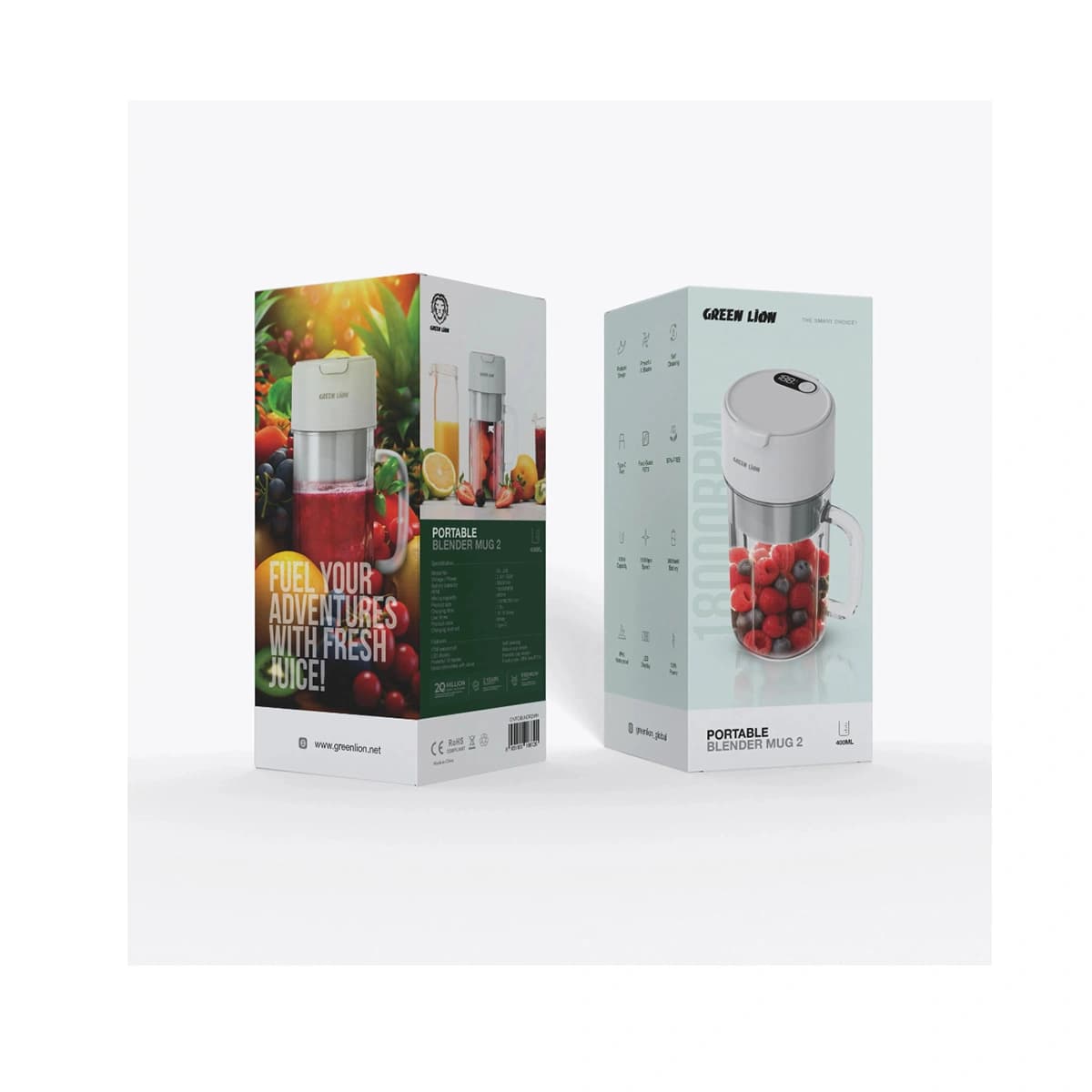 مخلوط‌کن شارژی و ماگ Portable Blender Mug 2 گرین لاین — تصویر ۹