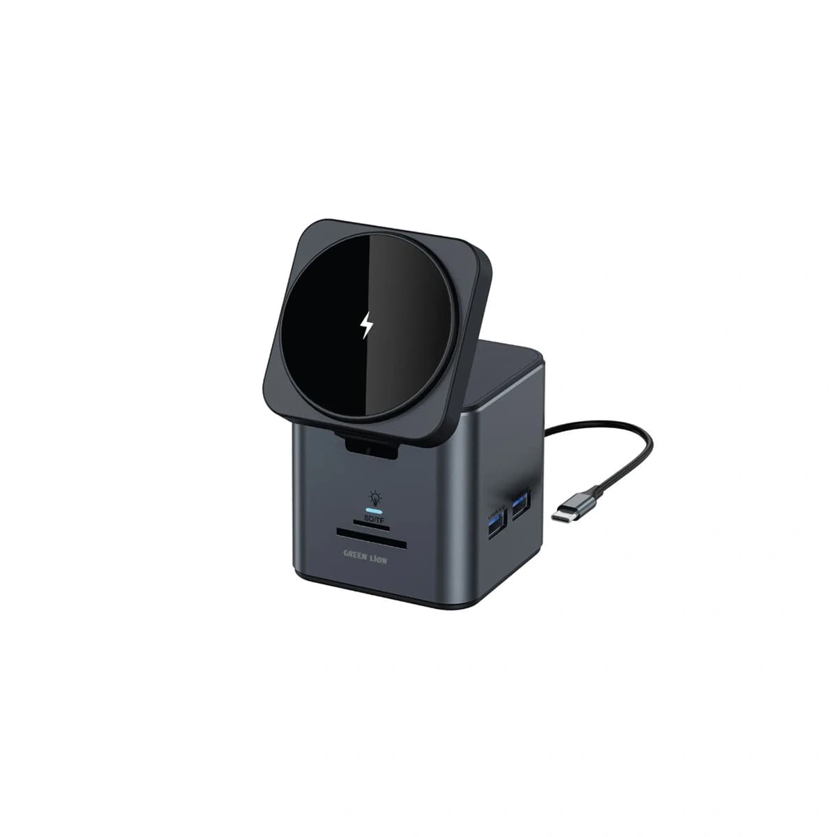 هاب و شارژر وایرلس گرین لاین مدل GL-HUB5 — تصویر ۲