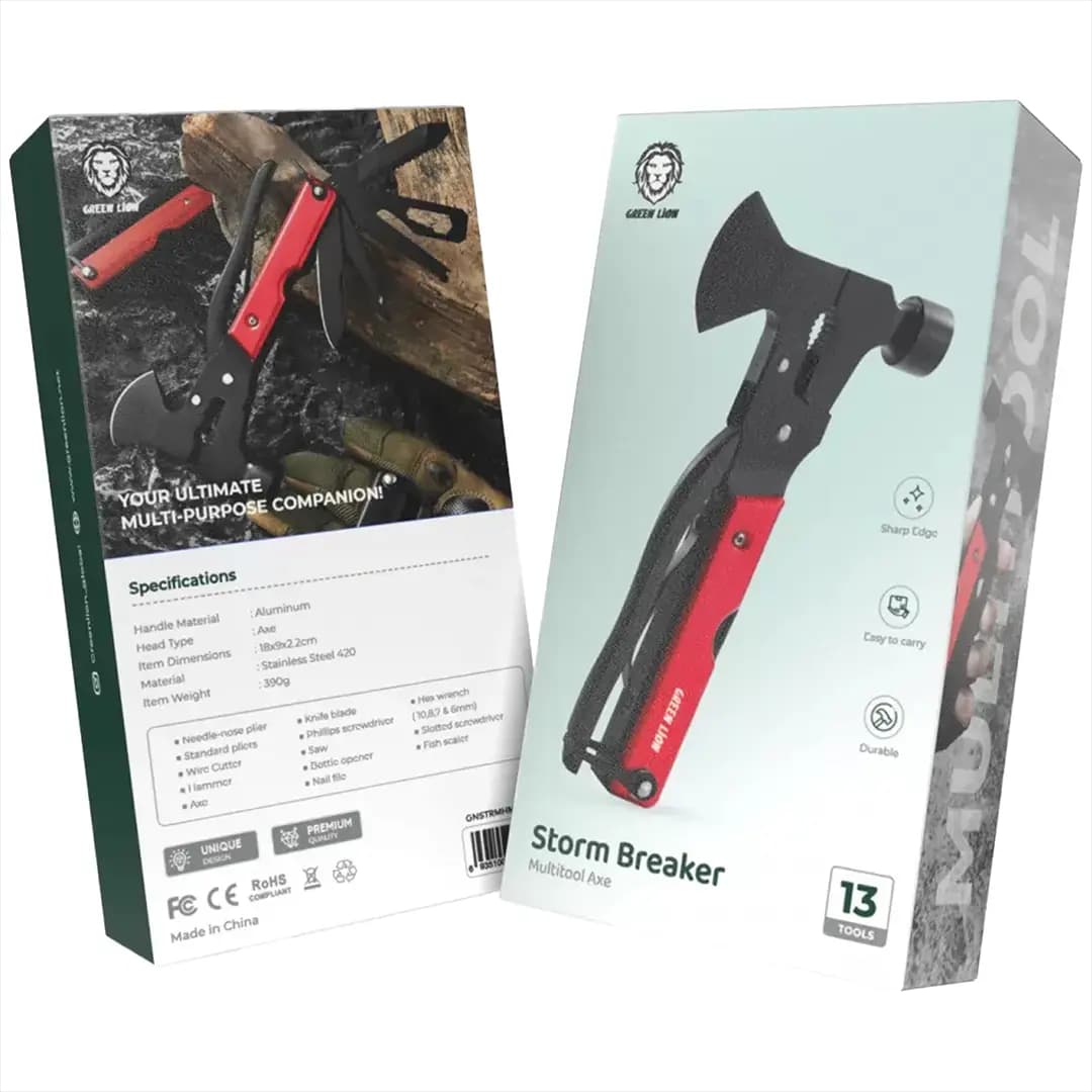 چکش و تبر چندکاره Storm Breaker گرین لاین مدل GNSTRMHM13RD — تصویر ۵
