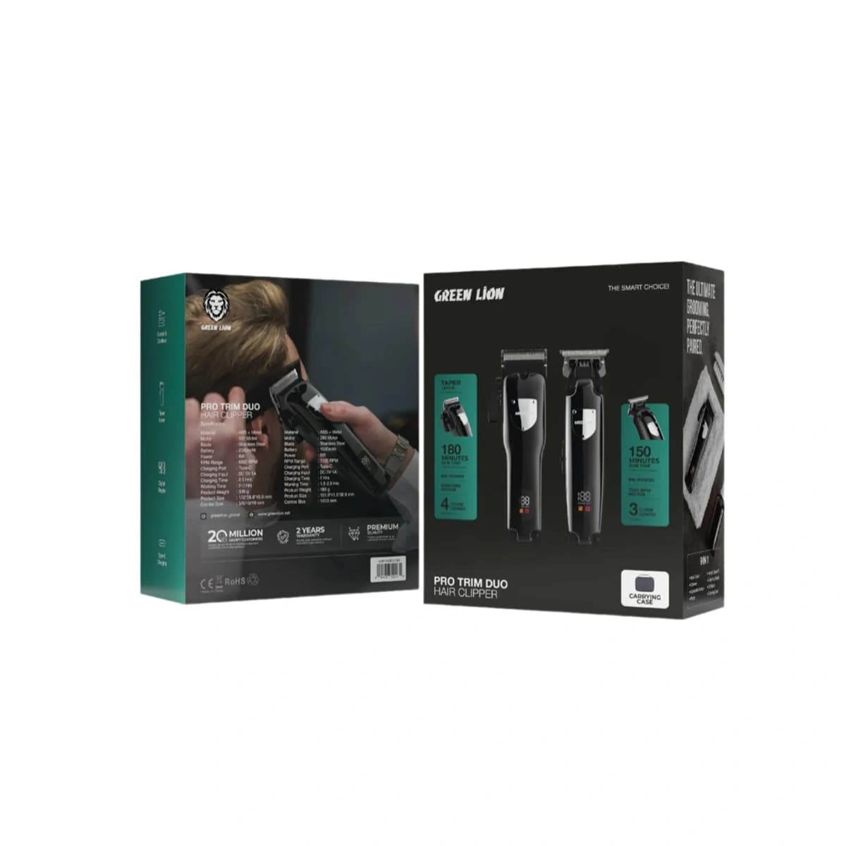 ست ماشین اصلاح دوقلو Pro Trim Duo گرین لاین — تصویر ۵