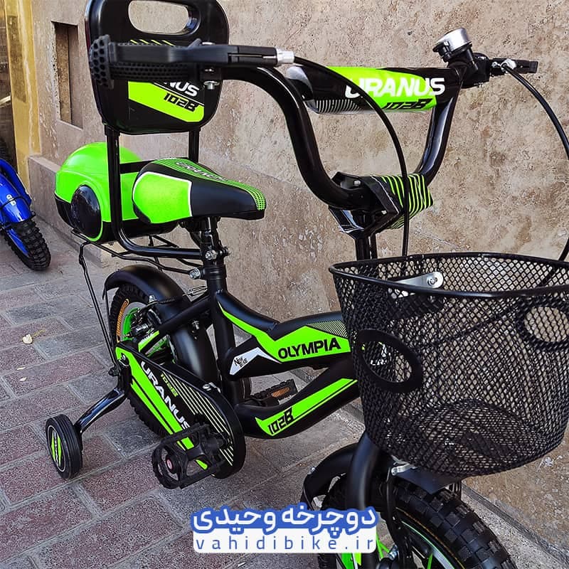 دوچرخه 12 المپیا مدل 102B | مشکی قرمز — تصویر ۹