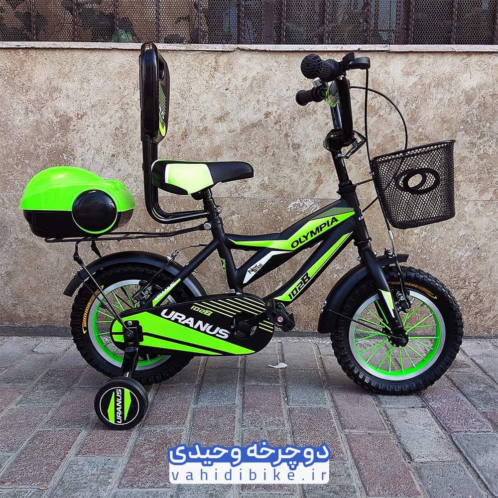 دوچرخه 12 المپیا مدل 102B | مشکی قرمز — تصویر ۷