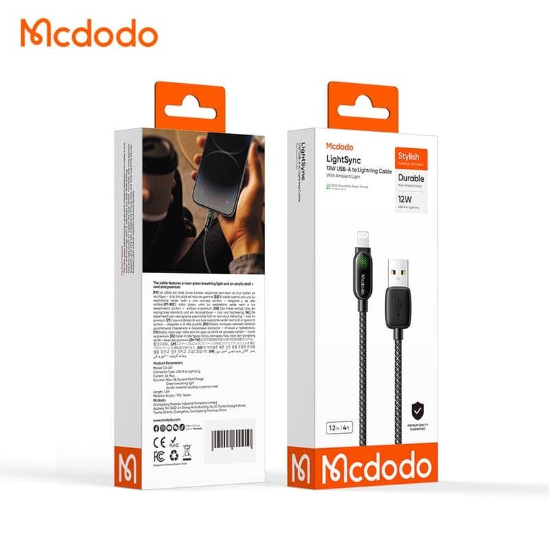 کابل USB به لایتنینگ مک‌دودو مدل CA-4510 — تصویر ۳