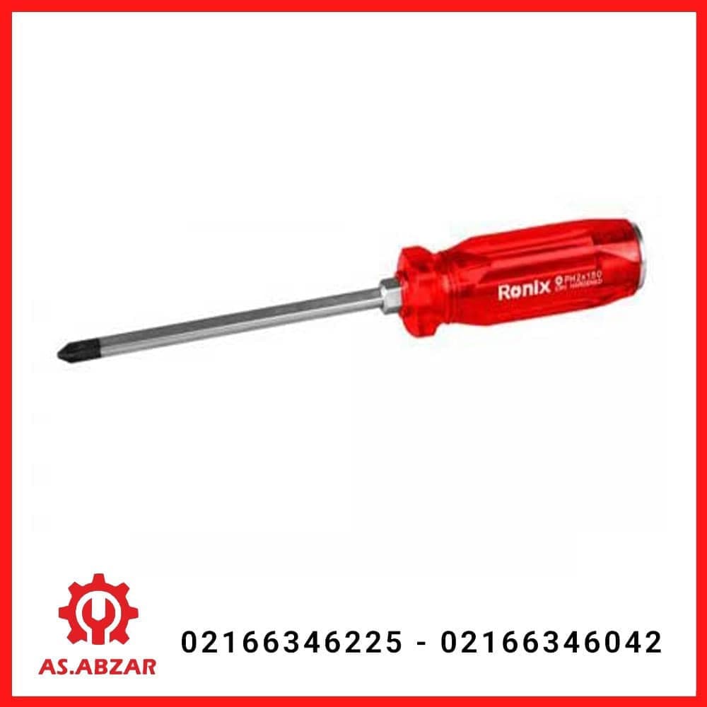 پیچ گوشتی ضربه خور 100*6 رونیکس مدل 2963