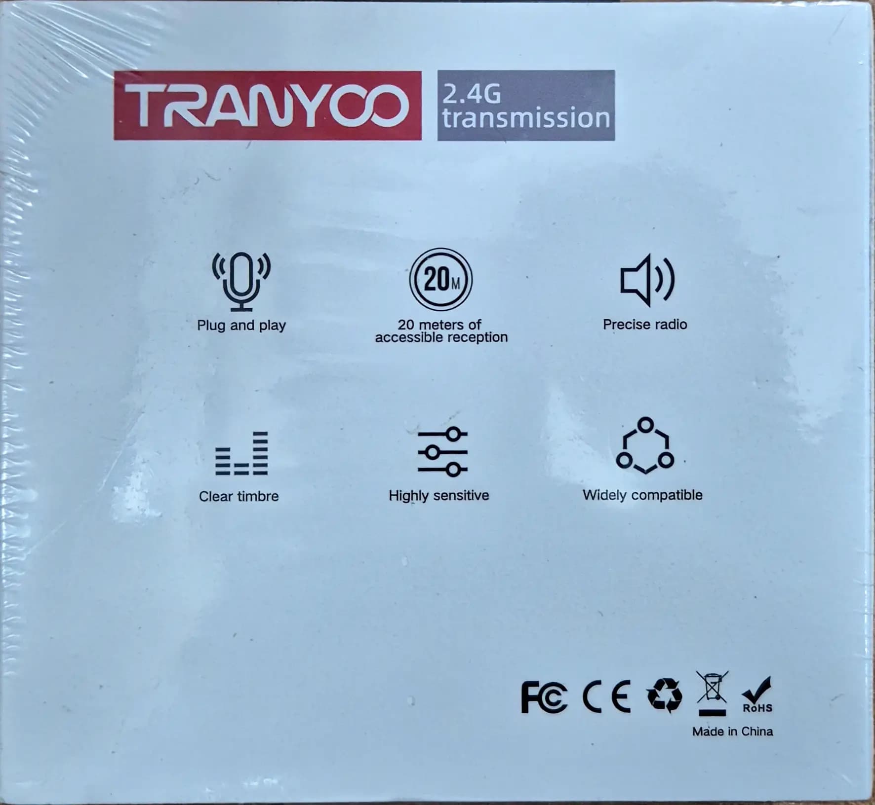 میکروفون وایرلس Tranyoo T-MC21 | میکروفون یقه‌ای بی‌سیم — تصویر ۹