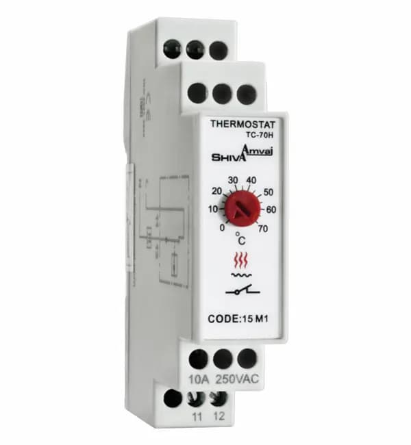 ترموستات تابلویی گرمایشی شیواامواج TC-70H / 15M1