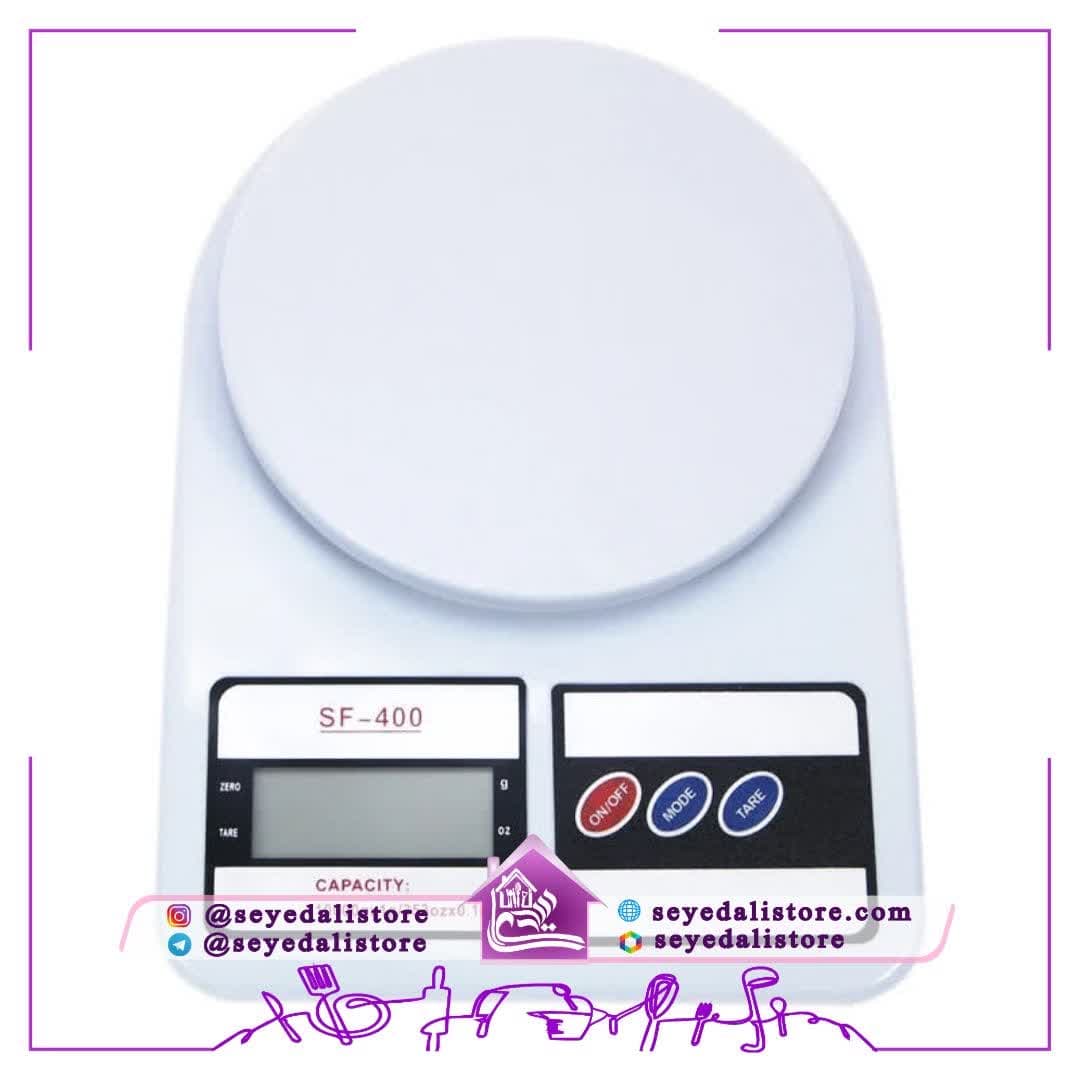 ترازو آشپزخانه دیجیتالی الکترونیک مدل SF-400 ظرفیت 10 کیلوگرم