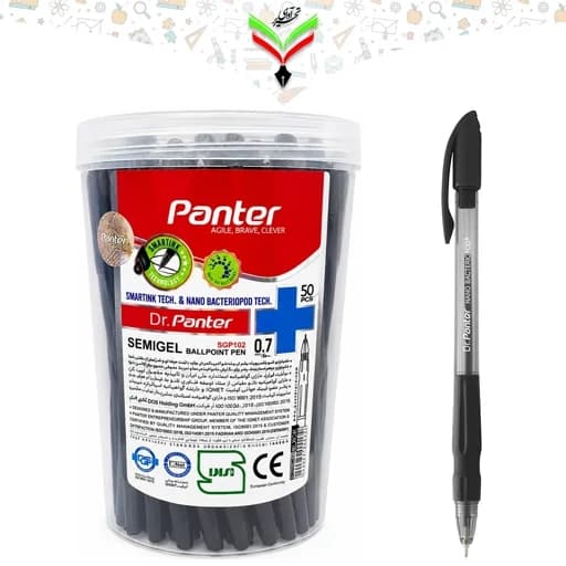 خودکار مشکی فوق روان نانو باکتریوپاد پنتر کد SGP-102