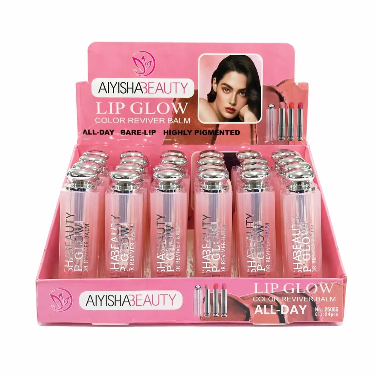 رژلب طرح برند آیشا بیوتی | AIYSHA BEAUTY