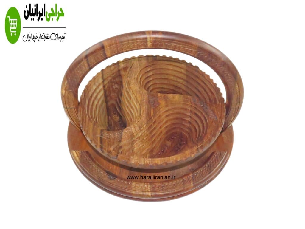 آجیل خوری چوبی تاشو طرح قطره