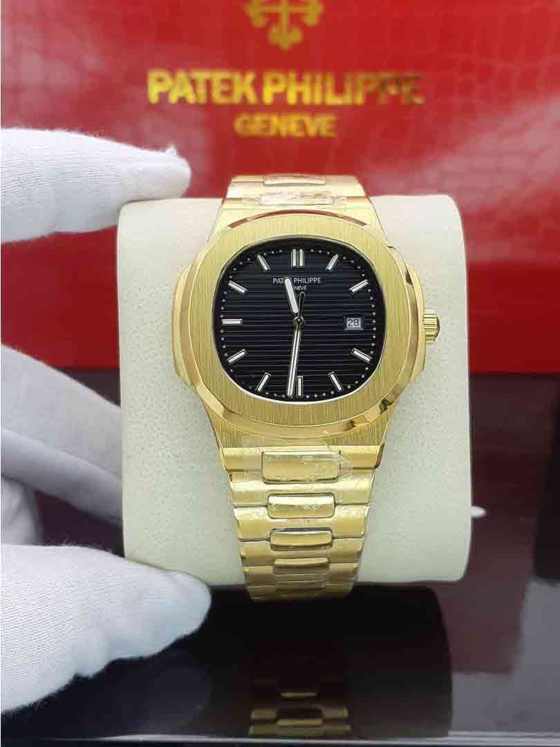 ساعت مچی مردانه پتک فیلیپ ناتیلوس Patek Philippe Nautilus S-S-BLCAK 2024