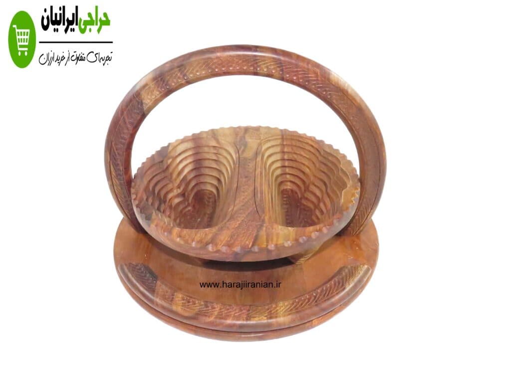 آجیل خوری چوبی تاشو طرح پروانه ای