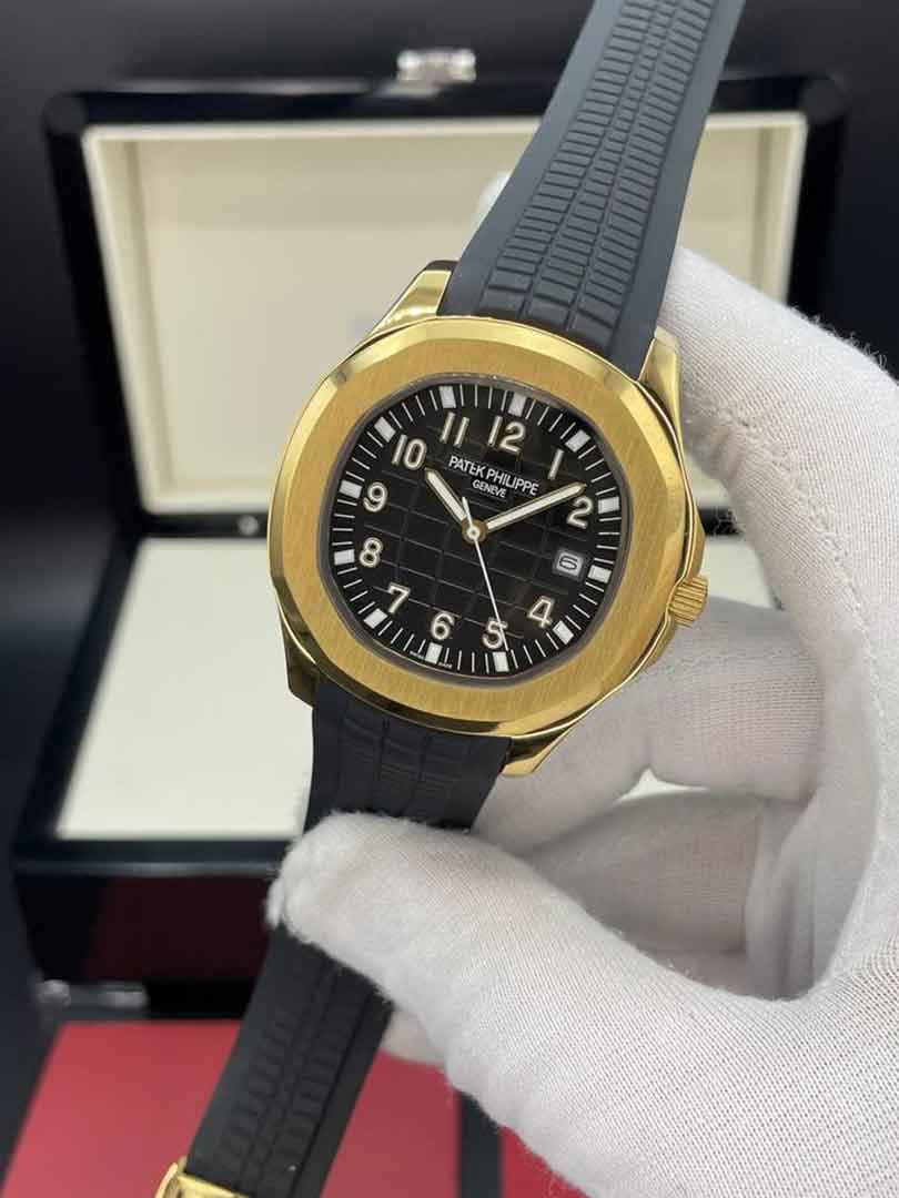 ساعت مچی مردانه تک فیلیپ آکوانات Patek Philippe Aquanaut Black the GOLD