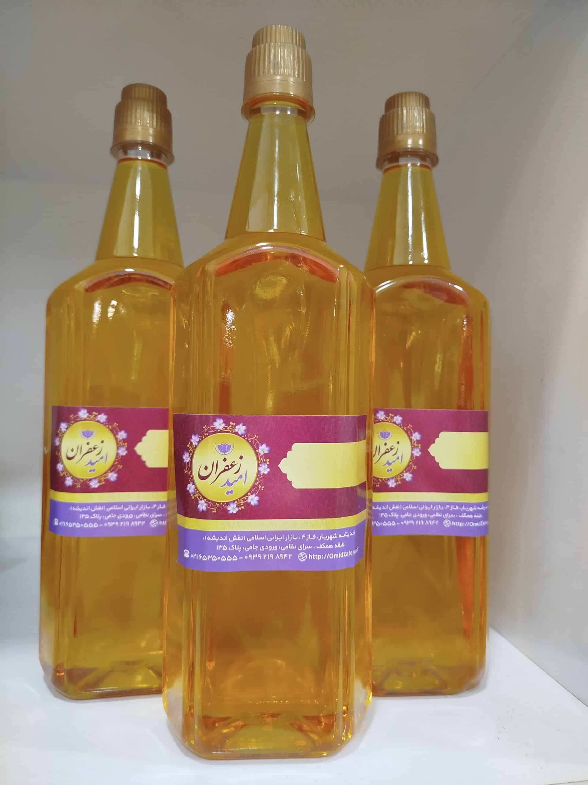 روغن آفتابگردان طبیعی ۱ لیتری امید زعفران | خالص، مومگیری شده، تضمین کیفیت — تصویر ۴
