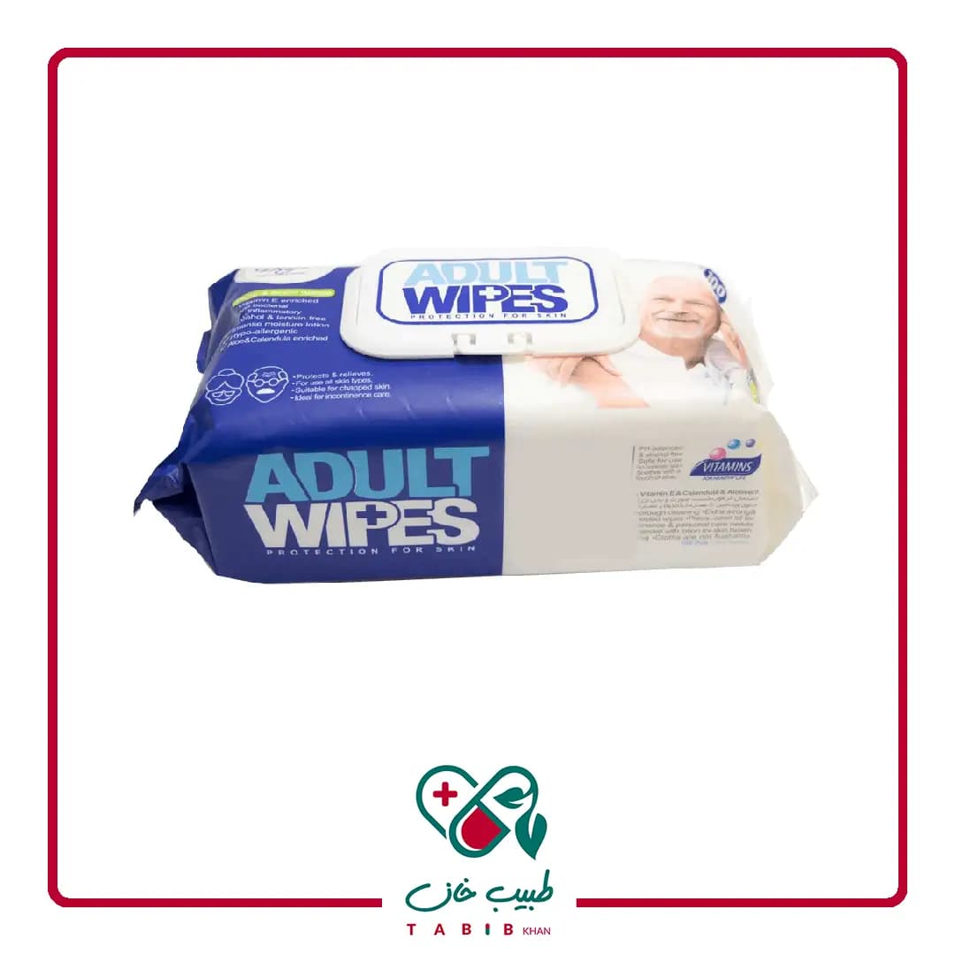 دستمال مرطوب دست، صورت و بدن بزرگسالان دافی 100 عددی/Dafi Face And Body And Hand Wet Wipes For Adults 100 pcs — تصویر ۵
