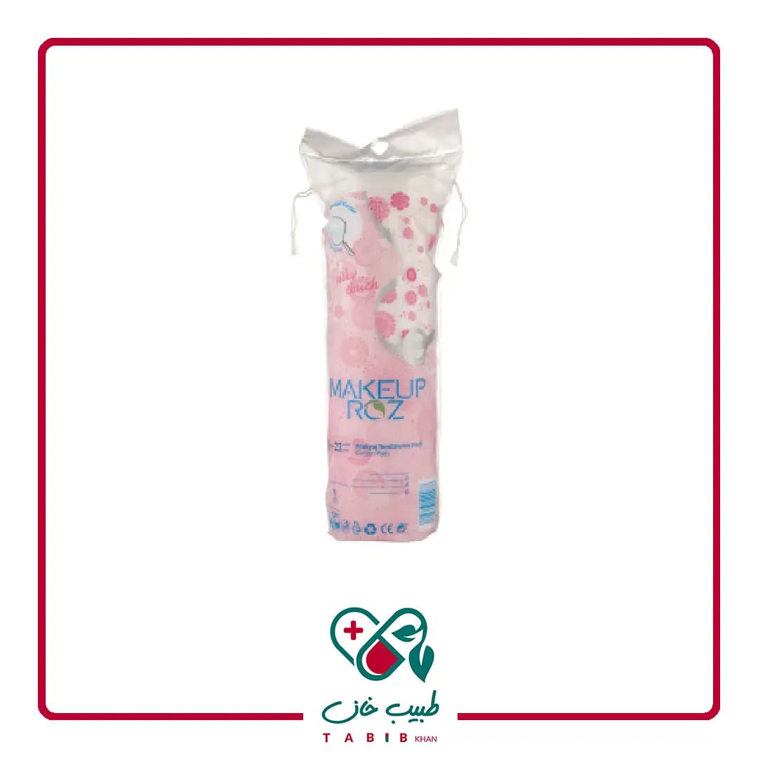 پد آرایش پاک کن میکاپ رز بسته 92 عددی/Makeup Rose Makeup Remover Pads 92Units — تصویر ۳